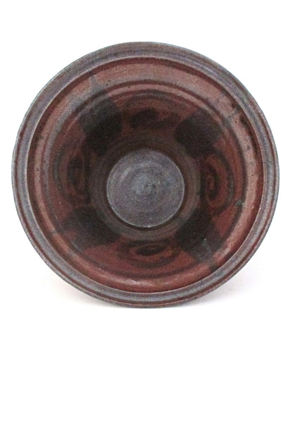 top Helle Allpass Denmark vintage pottery hand made bowl
