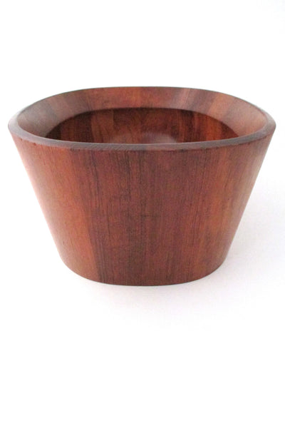 Dansk Denmark staved teak large oblong bowl by Quistgaard early mark