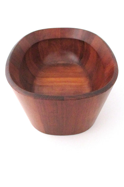 Dansk Denmark staved teak large oblong bowl by Quistgaard early mark