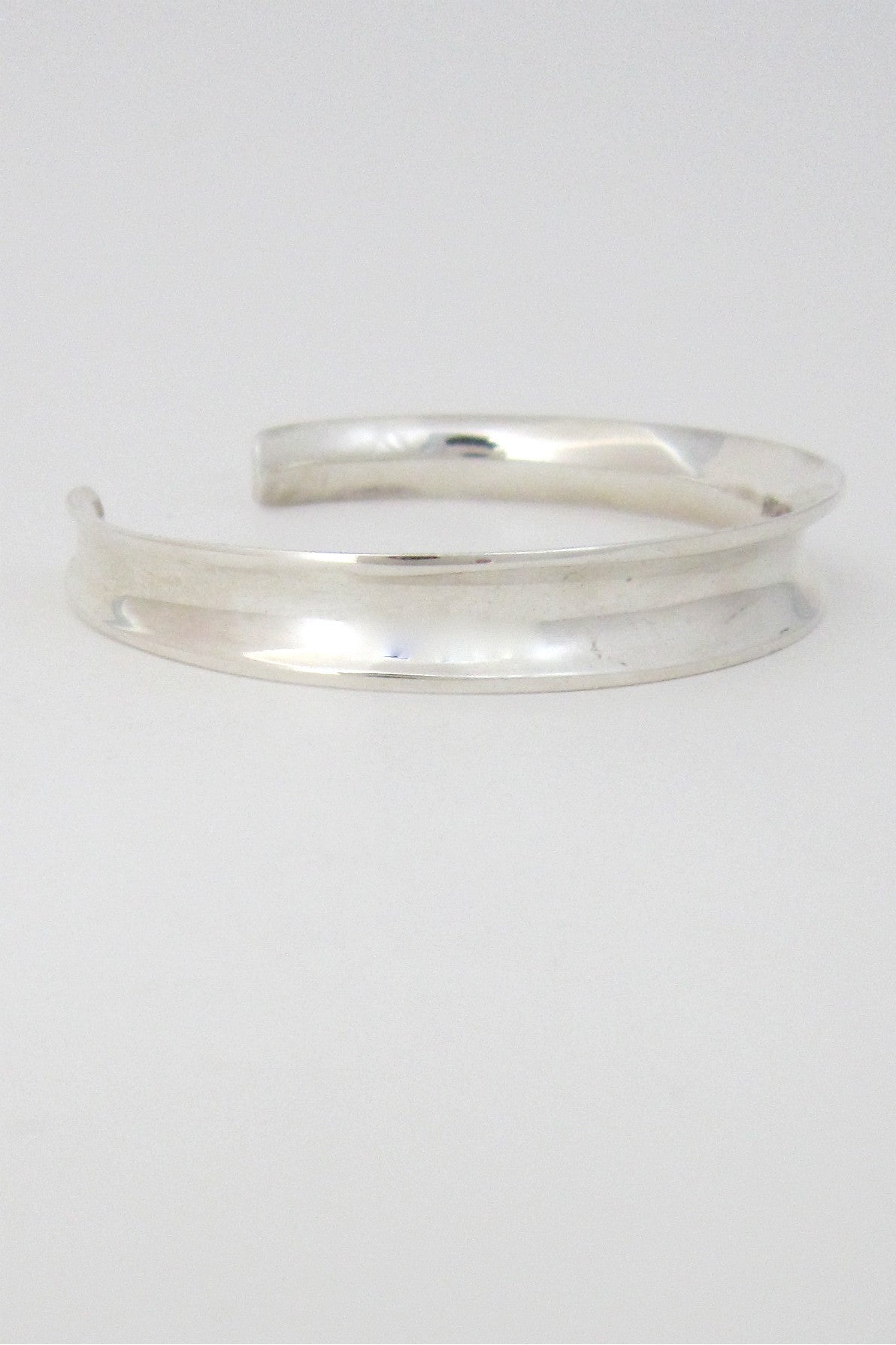 Poul Warmind Denmark vintage silver modernist cuff bracelet