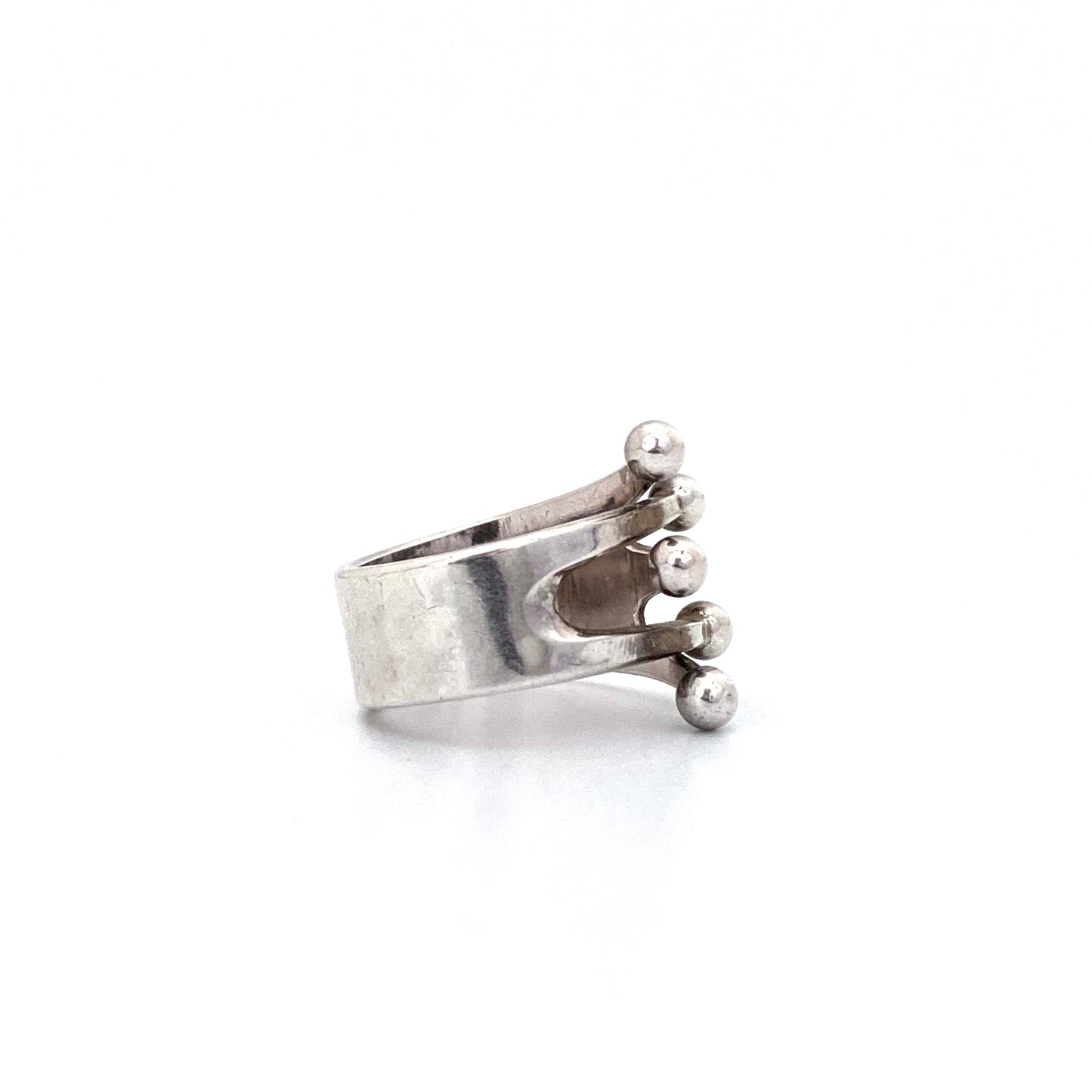 profile Plus Studios Norway Design Anna Greta Eker Jester ring 5 point Scandinavian Modernist jewelry design