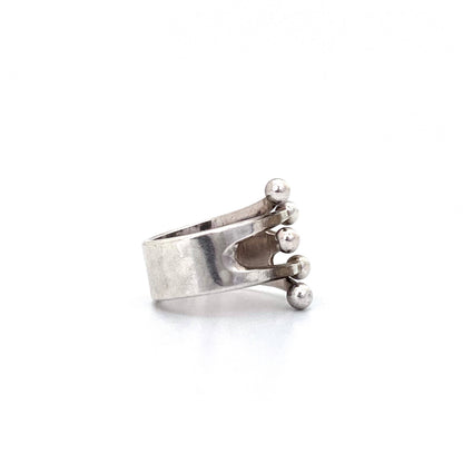 profile Plus Studios Norway Design Anna Greta Eker Jester ring 5 point Scandinavian Modernist jewelry design