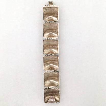 Matti Hyvarinen wide & deeply textured bracelet ~ 1970