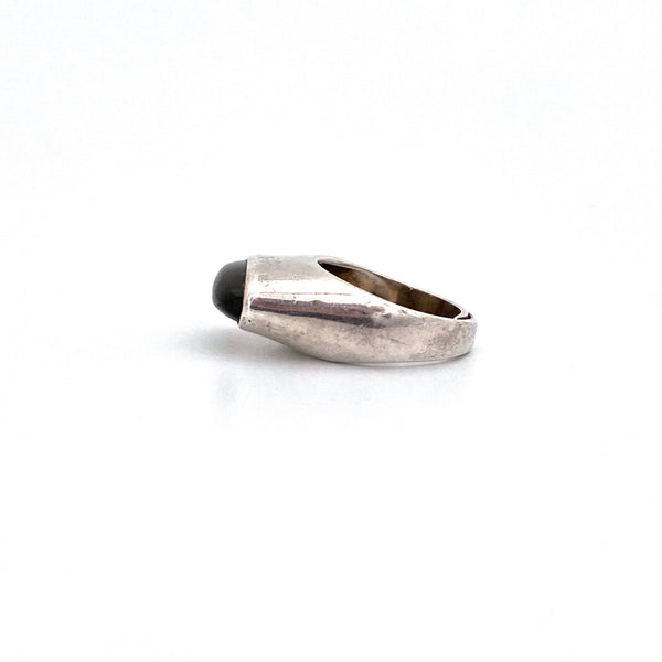 Uni David-Andersen silver & labradorite ring ~ scarce