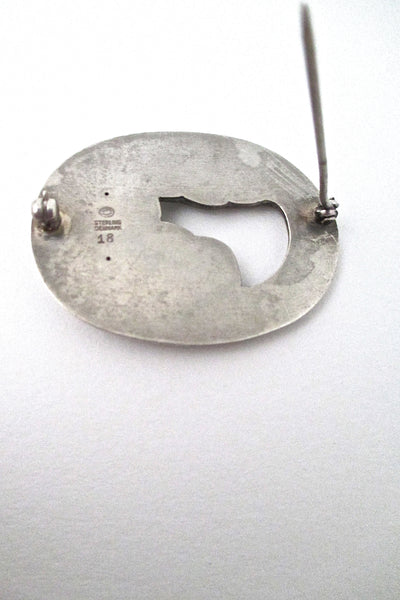 Georg Jensen silver brooch #18 ~ Georg Jensen design