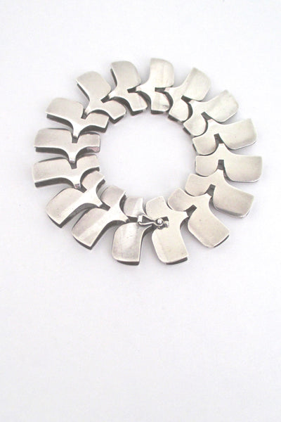 Georg Jensen Denmark vintage mid century Scandinavian Modern silver bracelet 149B by Ibe Dahlquist