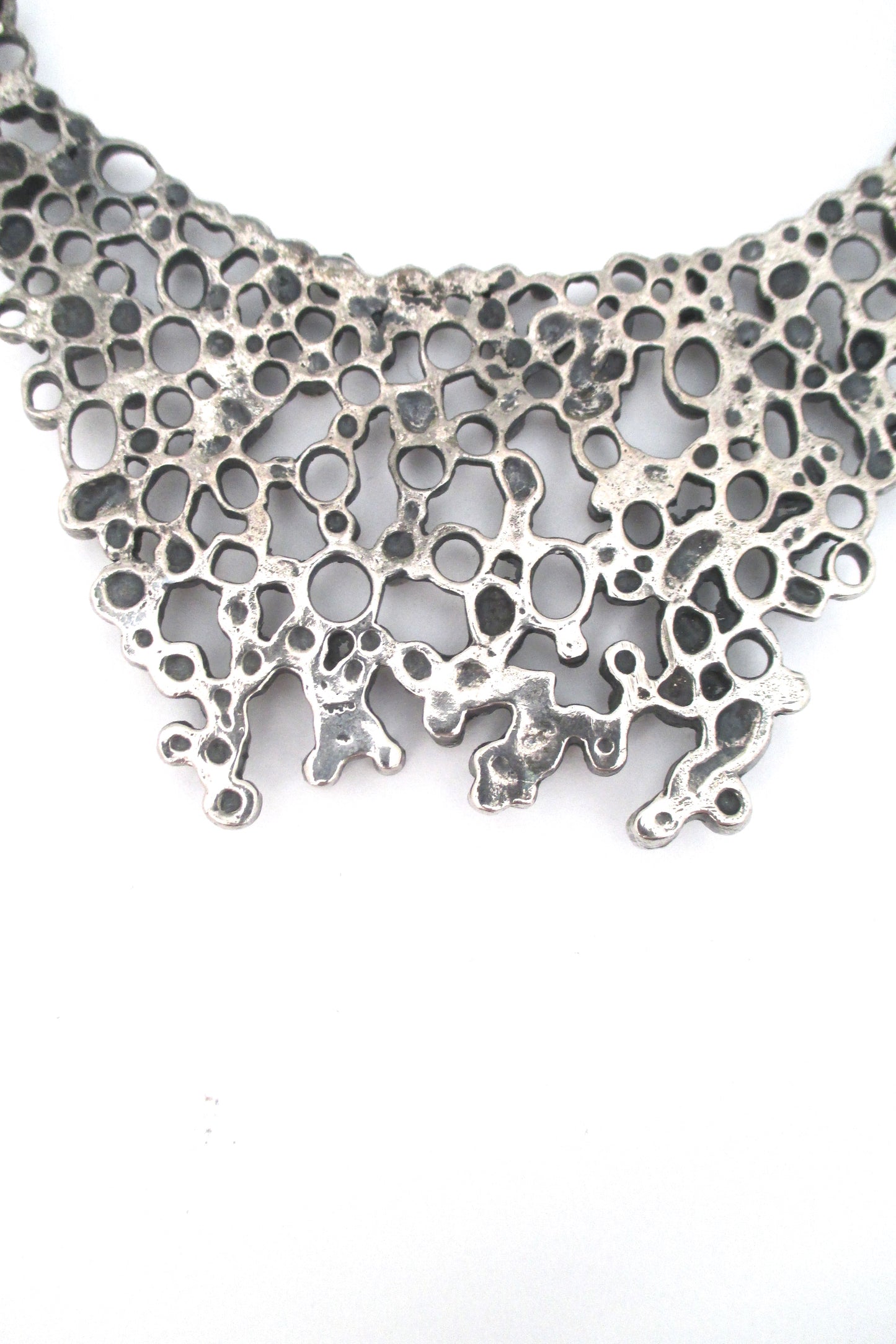 Robert Larin extra large brutalist bib necklace