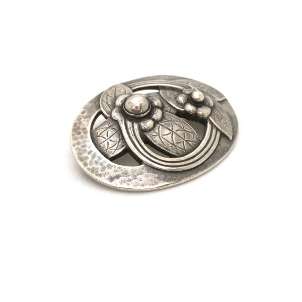Georg Jensen floral brooch #13 ~ Georg Jensen