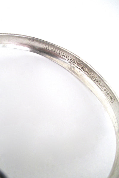 Erik Granit large openwork silver bracelet