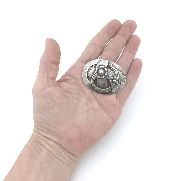 Georg Jensen floral brooch #13 ~ Georg Jensen
