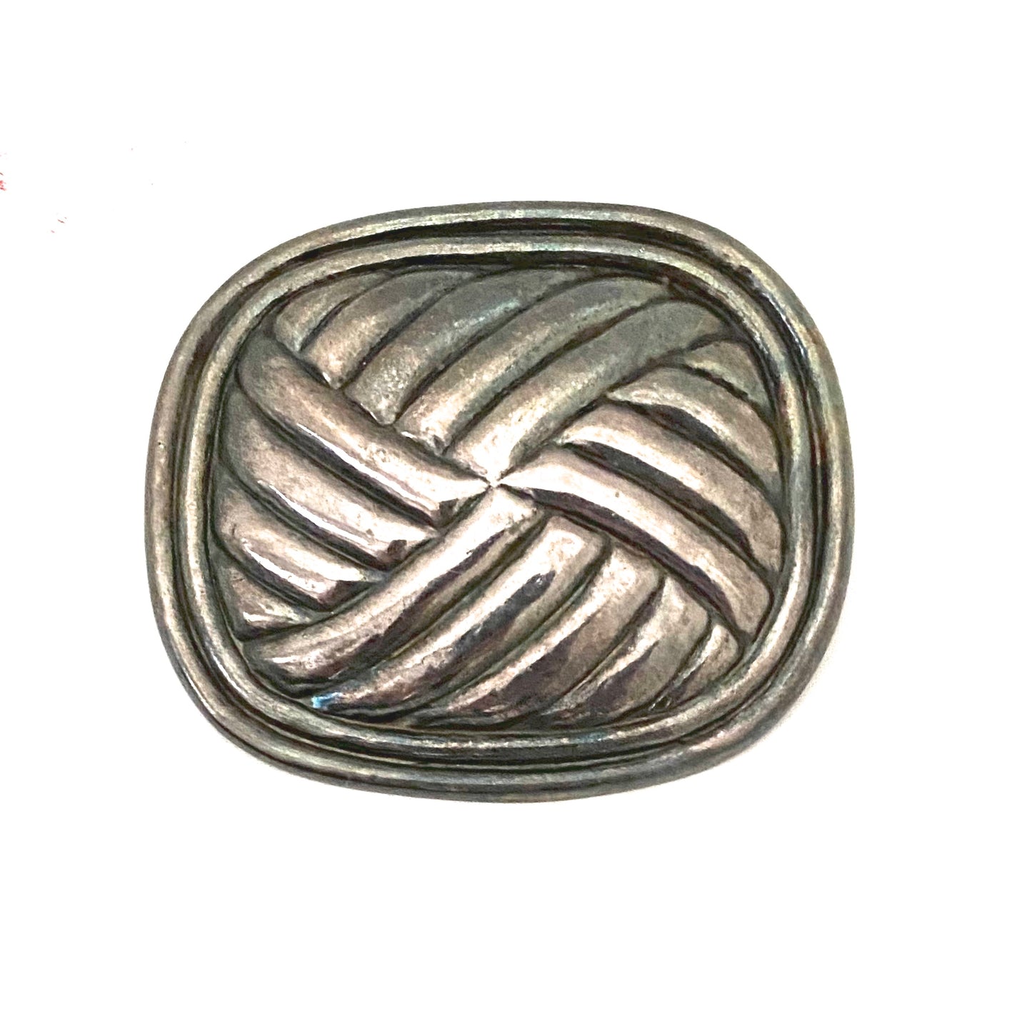 William Spratling extra large 'Petate' brooch