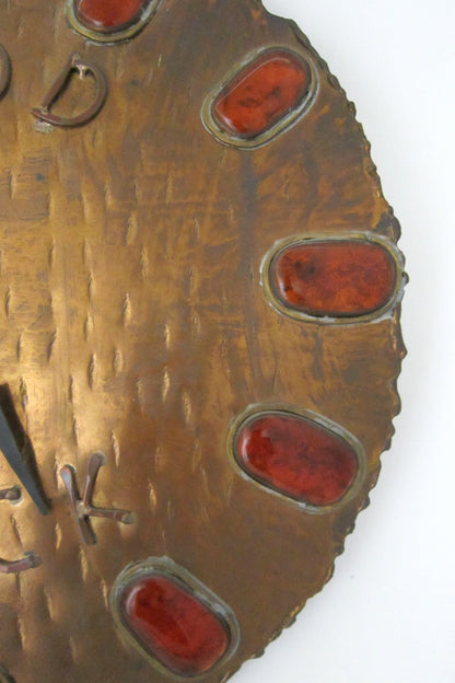 Rafael Canada large vintage wall clock signed & dated 1974