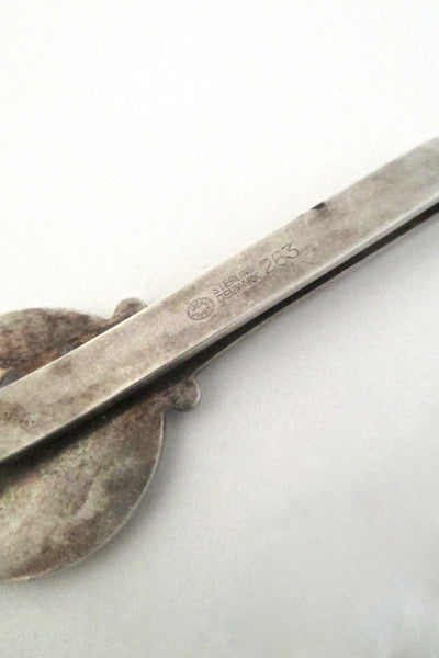 Georg Jensen viking ship tie bar #263