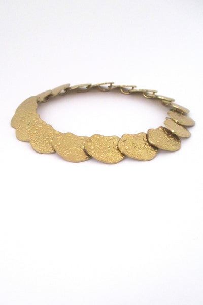 Anne Dick bronze necklace & earring set