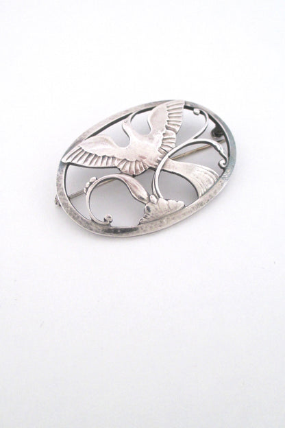Georg Jensen 'Bird of Paradise' brooch #238