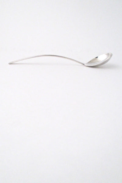 profile Kay Bojesen Denmark vintage sterling silver Grand Prix serving sauce spoon