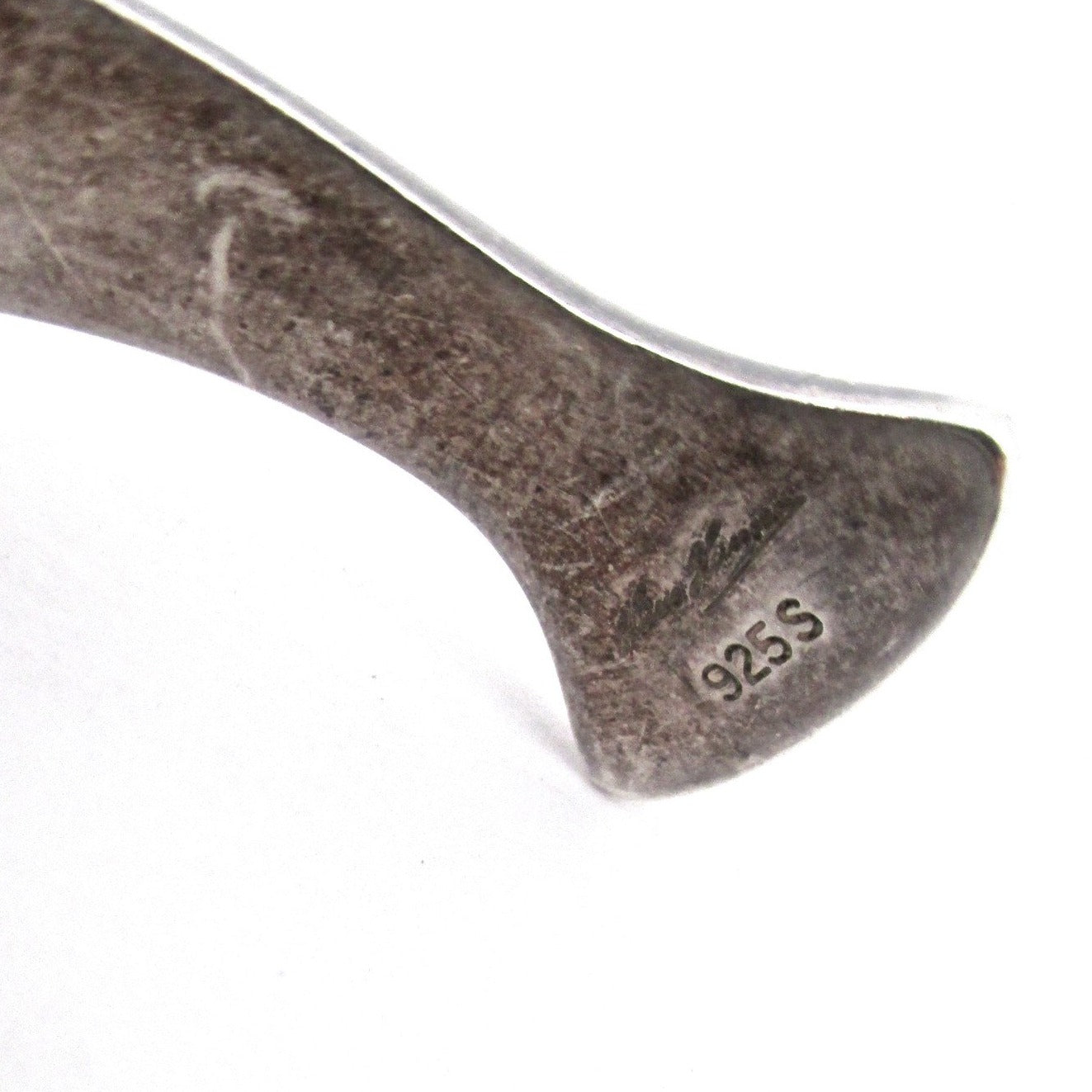 Hans Hansen flared silver cuff bracelet