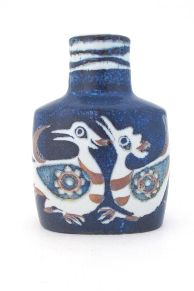 Royal Copenhagen Denmark vintage Baca birds vase by Nils Thorssen