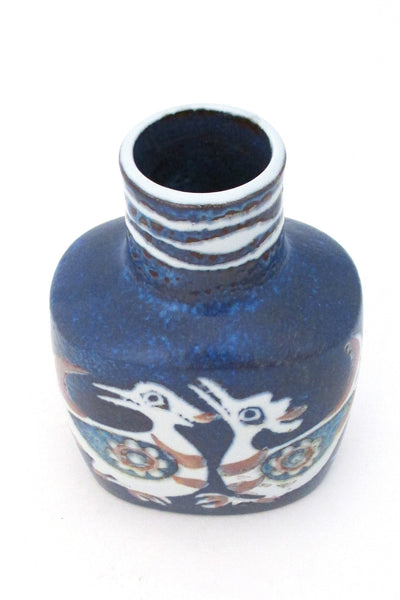 Royal Copenhagen Denmark vintage Baca birds vase by Nils Thorssen