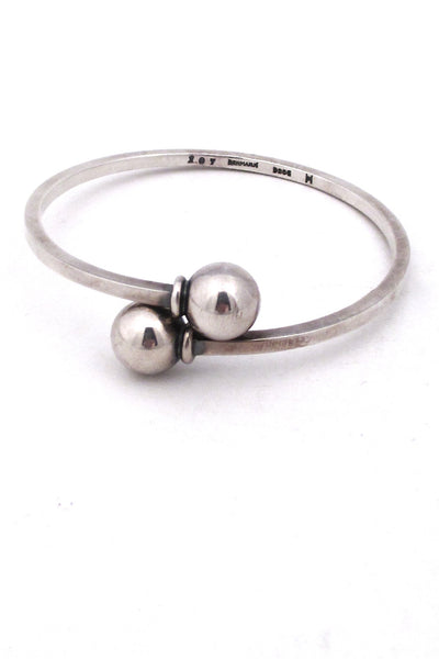 Hans Hansen Denmark vintage Nordic Design silver bangle bracelet 207