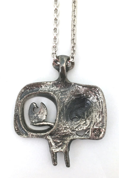 Guy Vidal 'bird in hand' pendant necklace