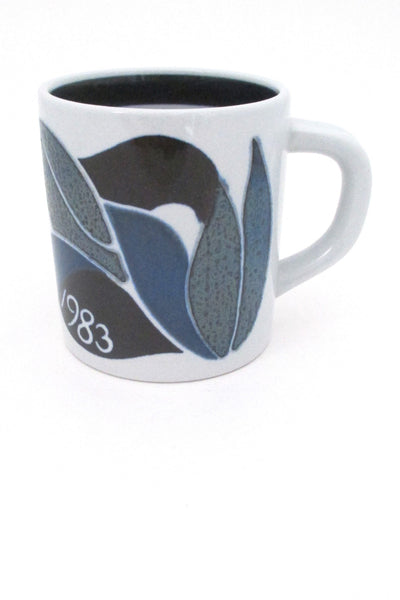 side Royal Copenhagen small annual mug 1983 by Jens Windfield-Hansen