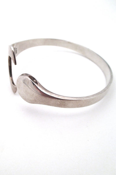 Hans Hansen Denmark vintage modernist silver puzzle bracelet