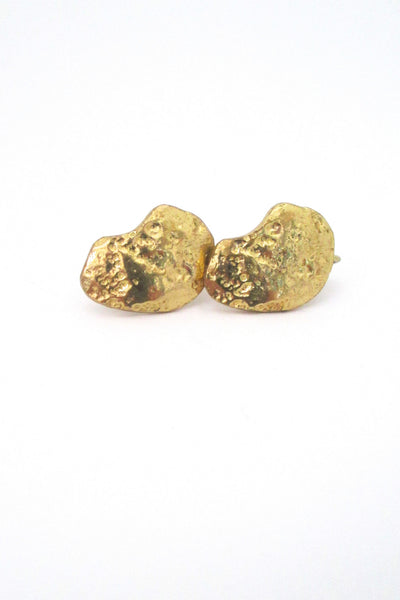 Anne Dick bronze necklace & earring set