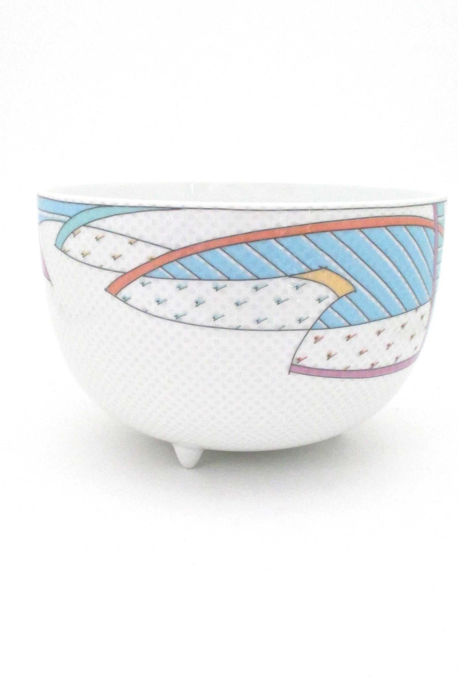 detail Tapio Wirkkala Dorothy Hafner Century New Wave bowl for Rosenthal vintage post modern design