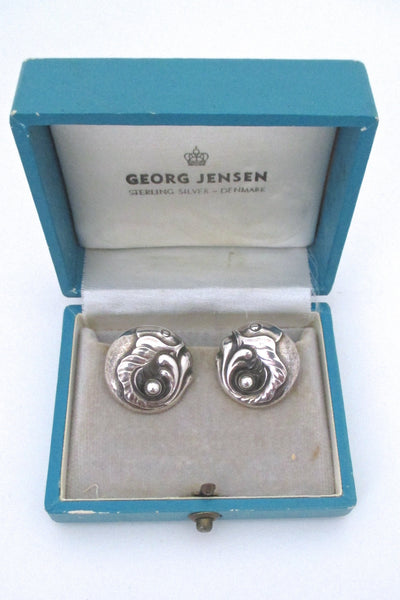 Georg Jensen skonvirke fish earrings #63