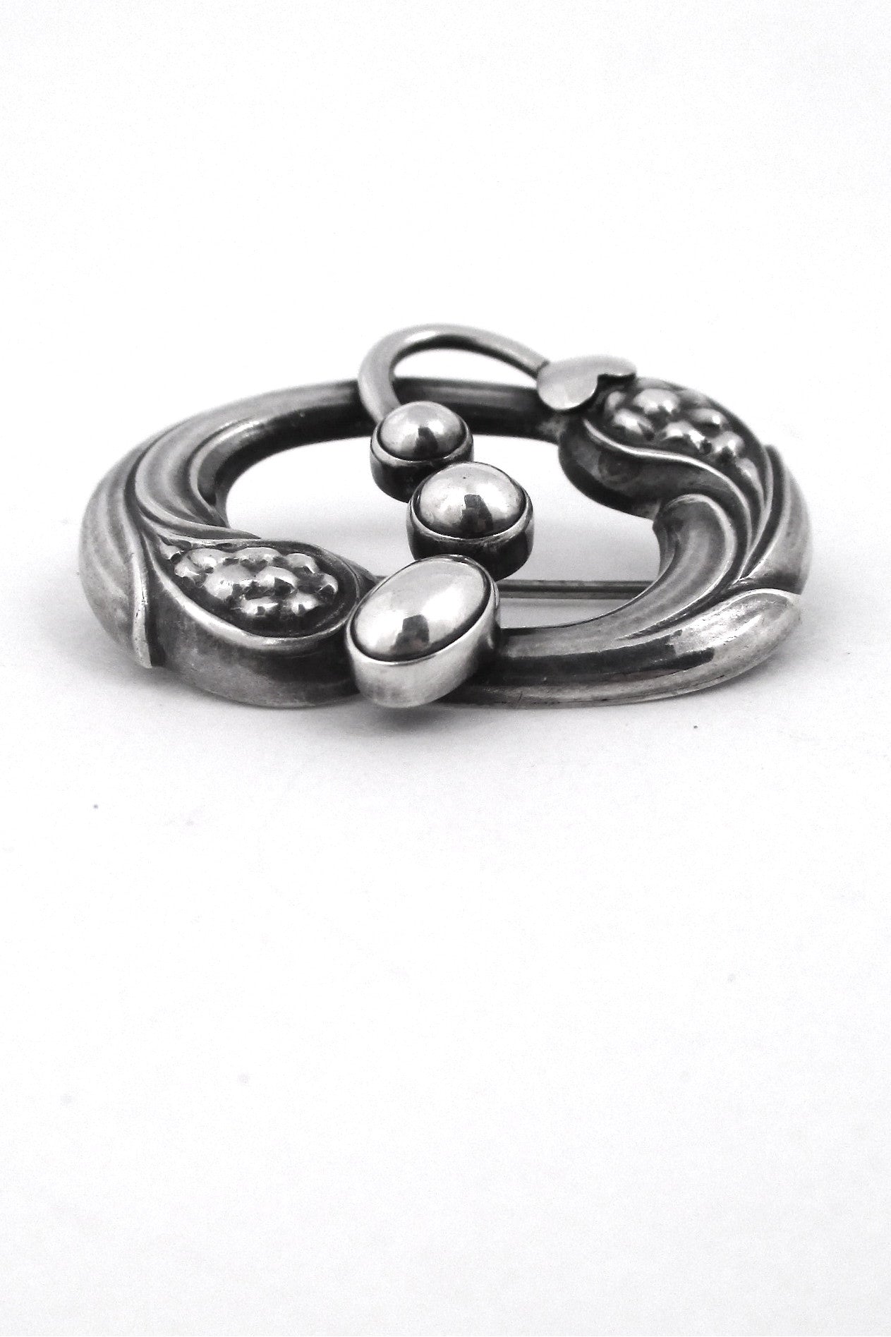 Georg Jensen Denmark vintage silver early brooch 77