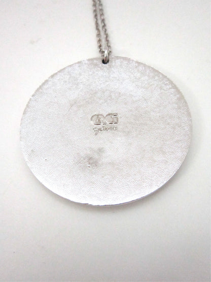 Gervais "orange splash" necklace
