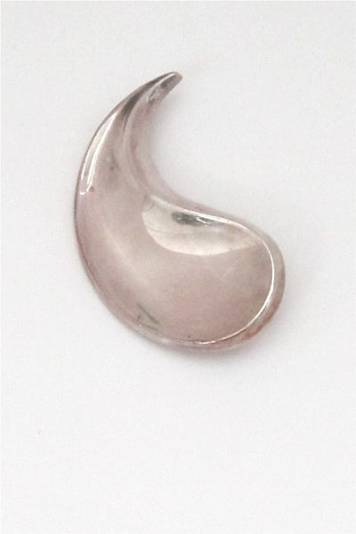 Anton Michelsen Denmark vintage silver Karen Strand Persian Palm brooch Scandinavian Modernist design