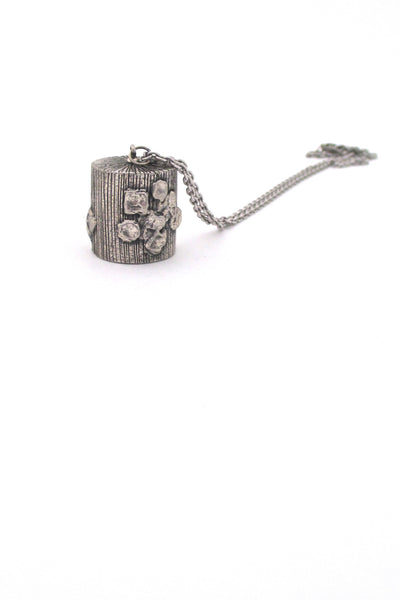 Guy Vidal bell-shaped pendant necklace