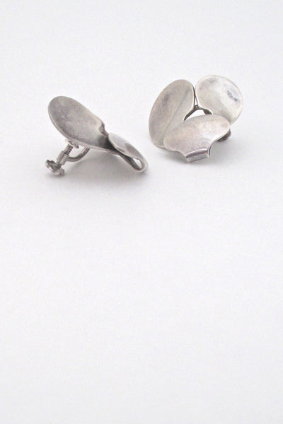 Georg Jensen earrings #166 - Ibe Dahlquist ~ rare