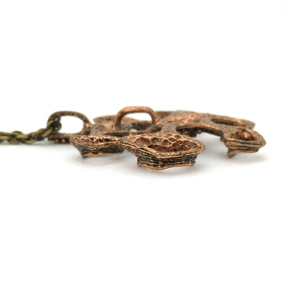 Studio Else & Paul large bronze kinetic pendant necklace