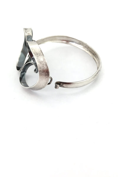 detal Erik Granit Finland vintage silver openwork bracelet Scandinavian Modern design