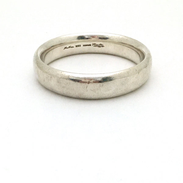 Hans Hansen heavy silver bangle bracelet