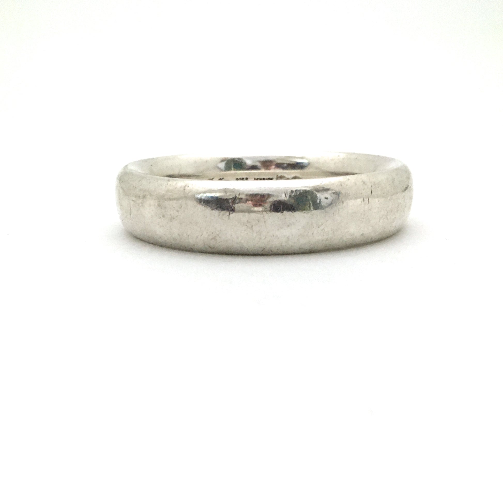 profile Hans Hansen Denmark heavy silver vintage bangle bracelet Scandinavian Modern jewelry design