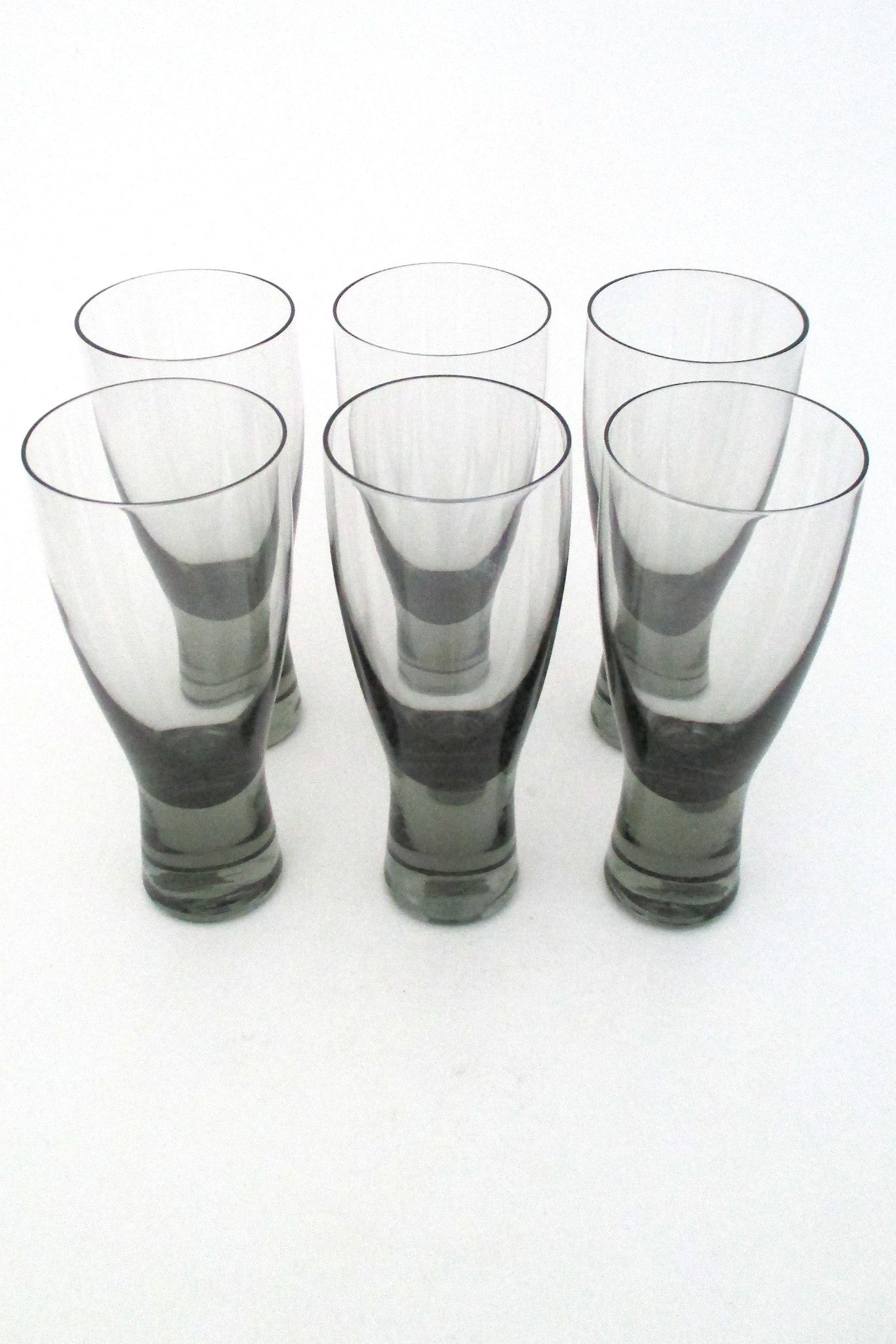 Holmegaard Denmark vintage modernist set of Per Lutken Canada glasses