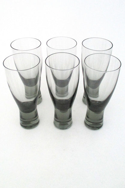 Holmegaard Denmark vintage modernist set of Per Lutken Canada glasses