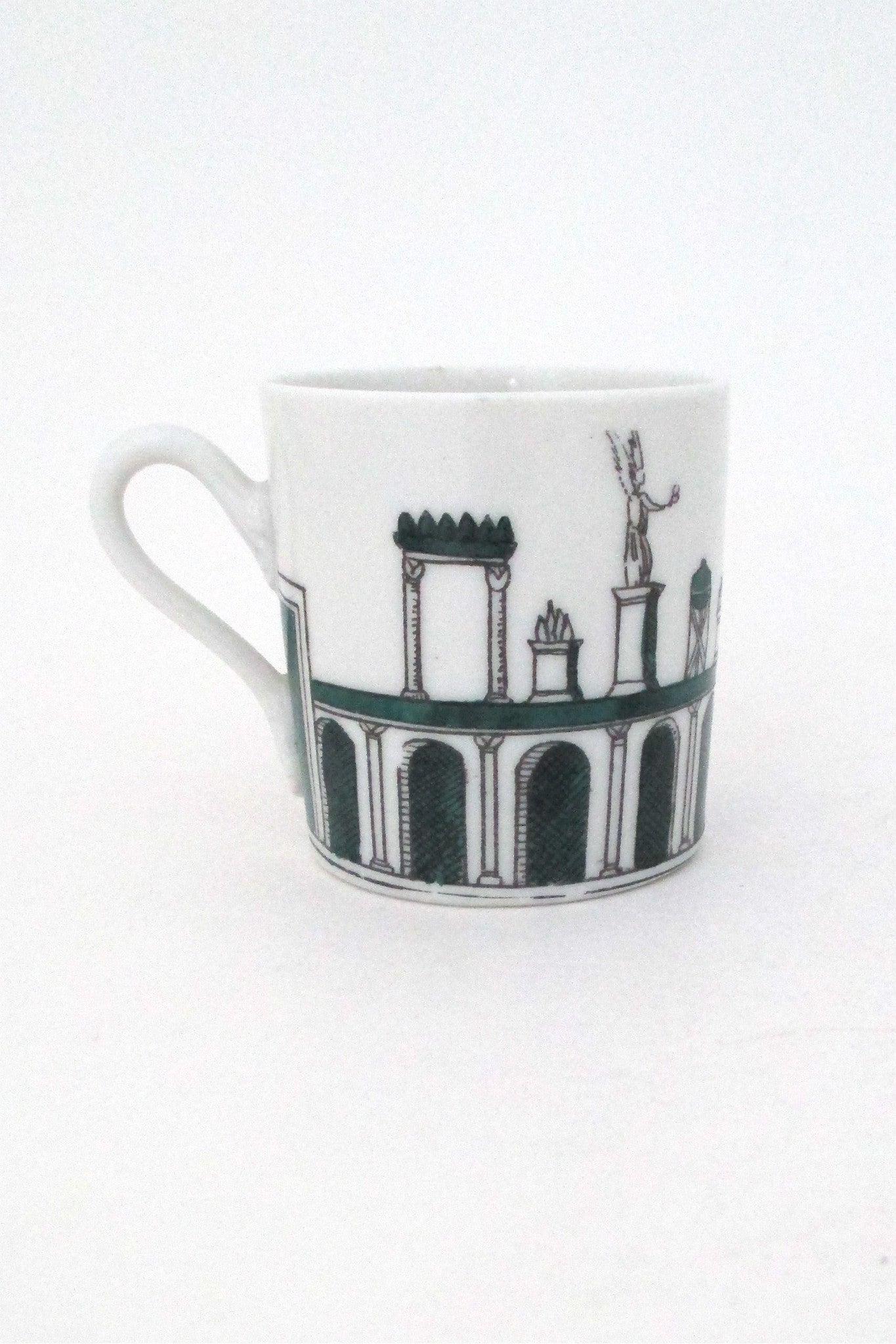 Fornasetti Italy vintage demitasse and saucer