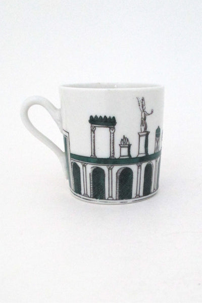 Fornasetti Italy vintage demitasse and saucer