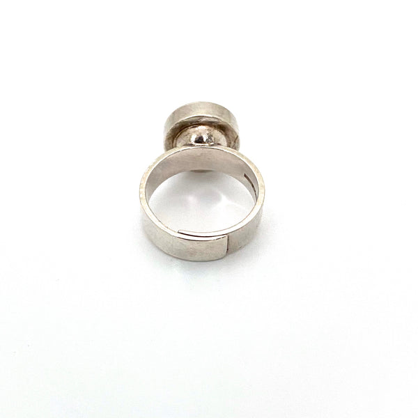 Elis Kauppi silver sphere ring
