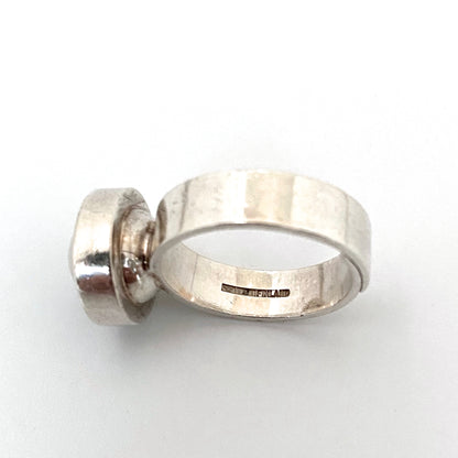 Elis Kauppi silver sphere ring