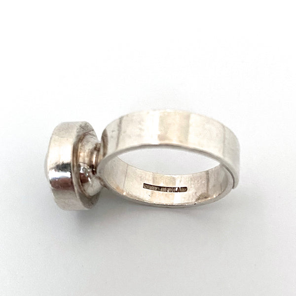 Elis Kauppi silver sphere ring