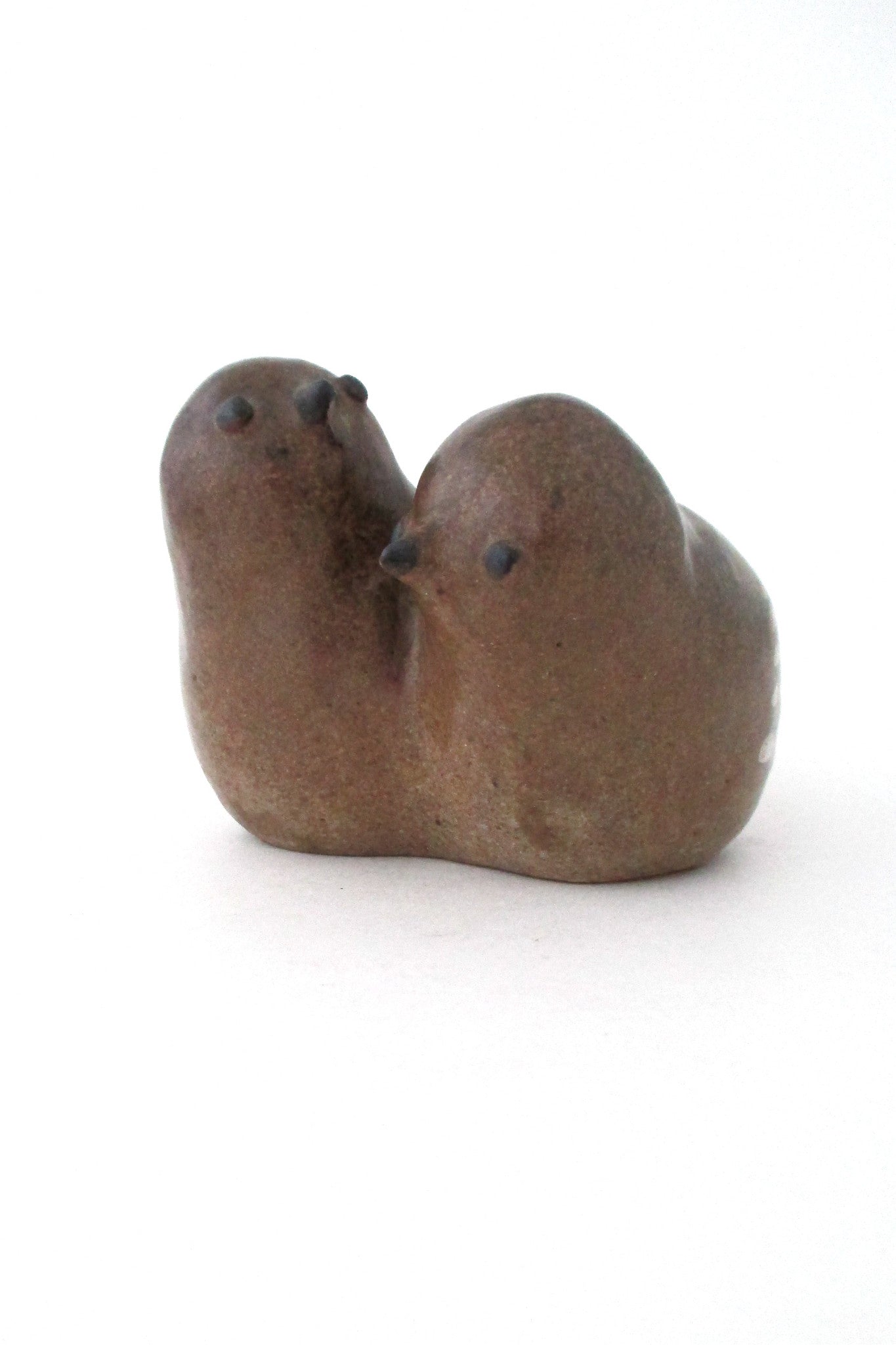 Tommy Kakinuma Canada studio pottery vintage stoneware birds sculpture 