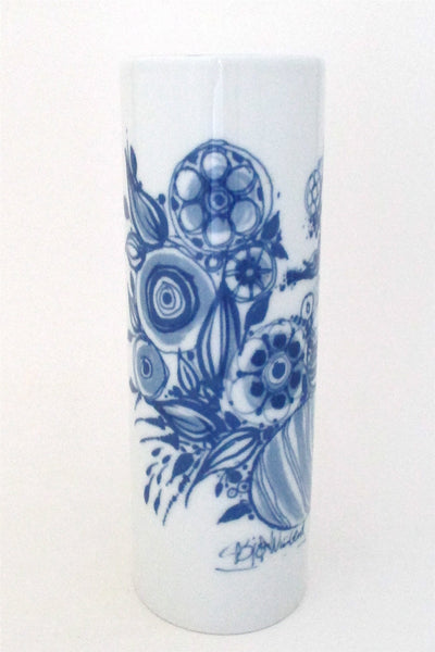 Bjorn Wiinblad for Rosenthal pale blue woman porcelain vase