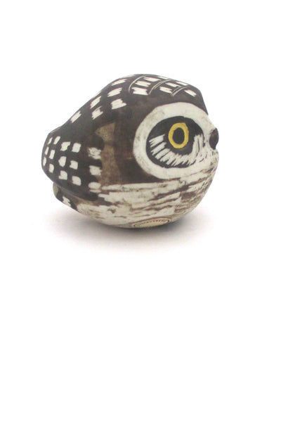 Gustavsberg complete set of owls by Edvard Lindahl
