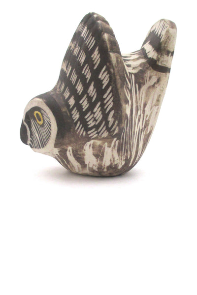 Gustavsberg complete set of owls by Edvard Lindahl